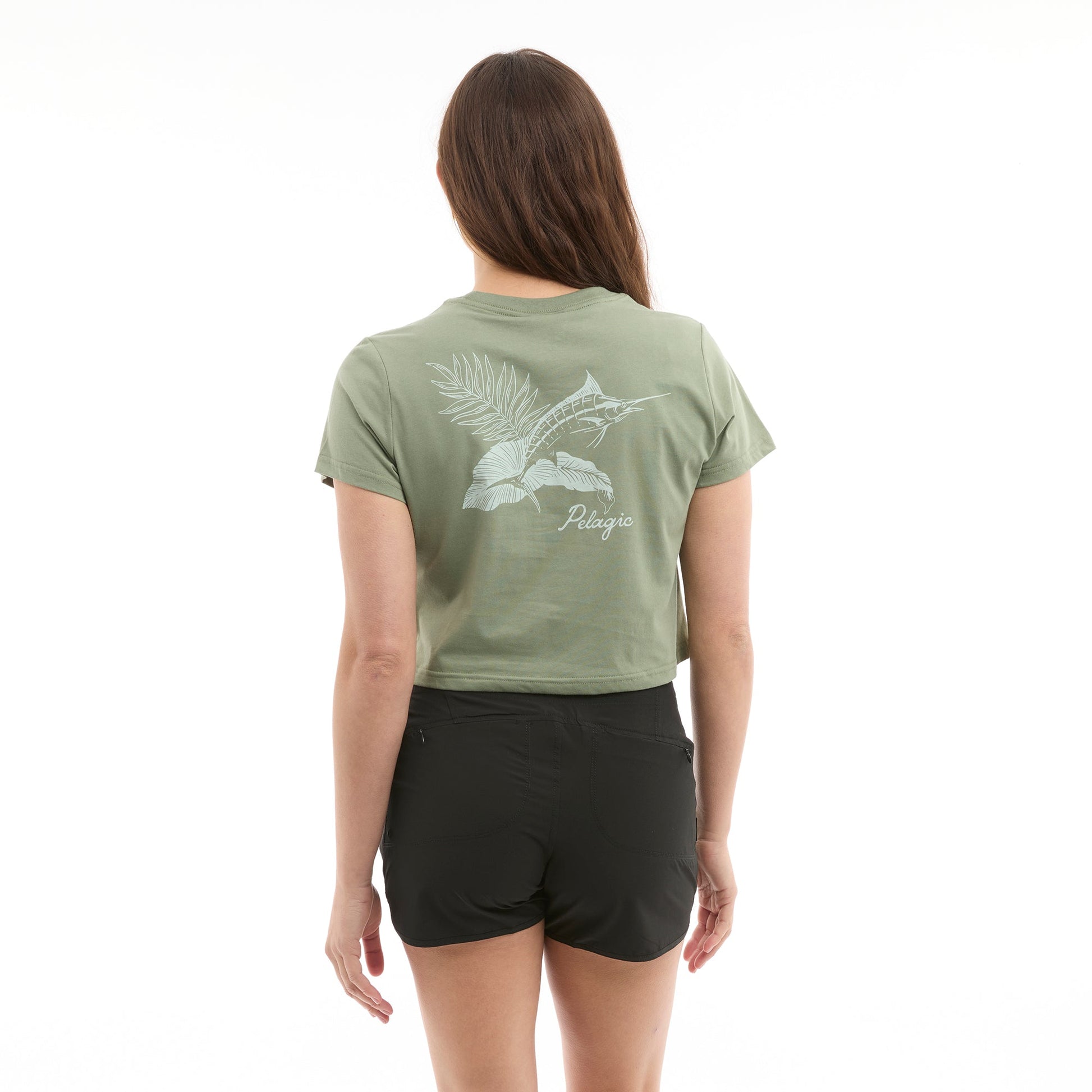 Pelagic Quality | Ws Cropped T-Shirt - Ws Tropic Marlin