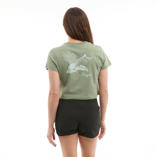 Pelagic Quality | Ws Cropped T-Shirt - Ws Tropic Marlin