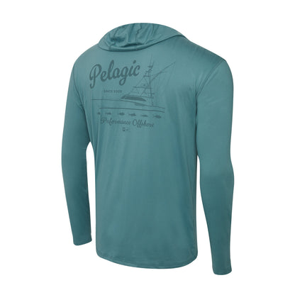 Pelagic Latest | Hooded Performance Shirt - Freespool Haulin
