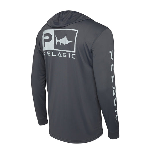 Pelagic Great Value | Hooded Fishing Shirt - Aquatek Rusted Icon