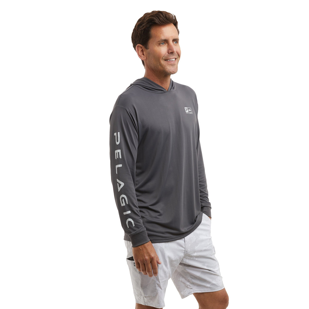Pelagic Great Value | Hooded Fishing Shirt - Aquatek Rusted Icon